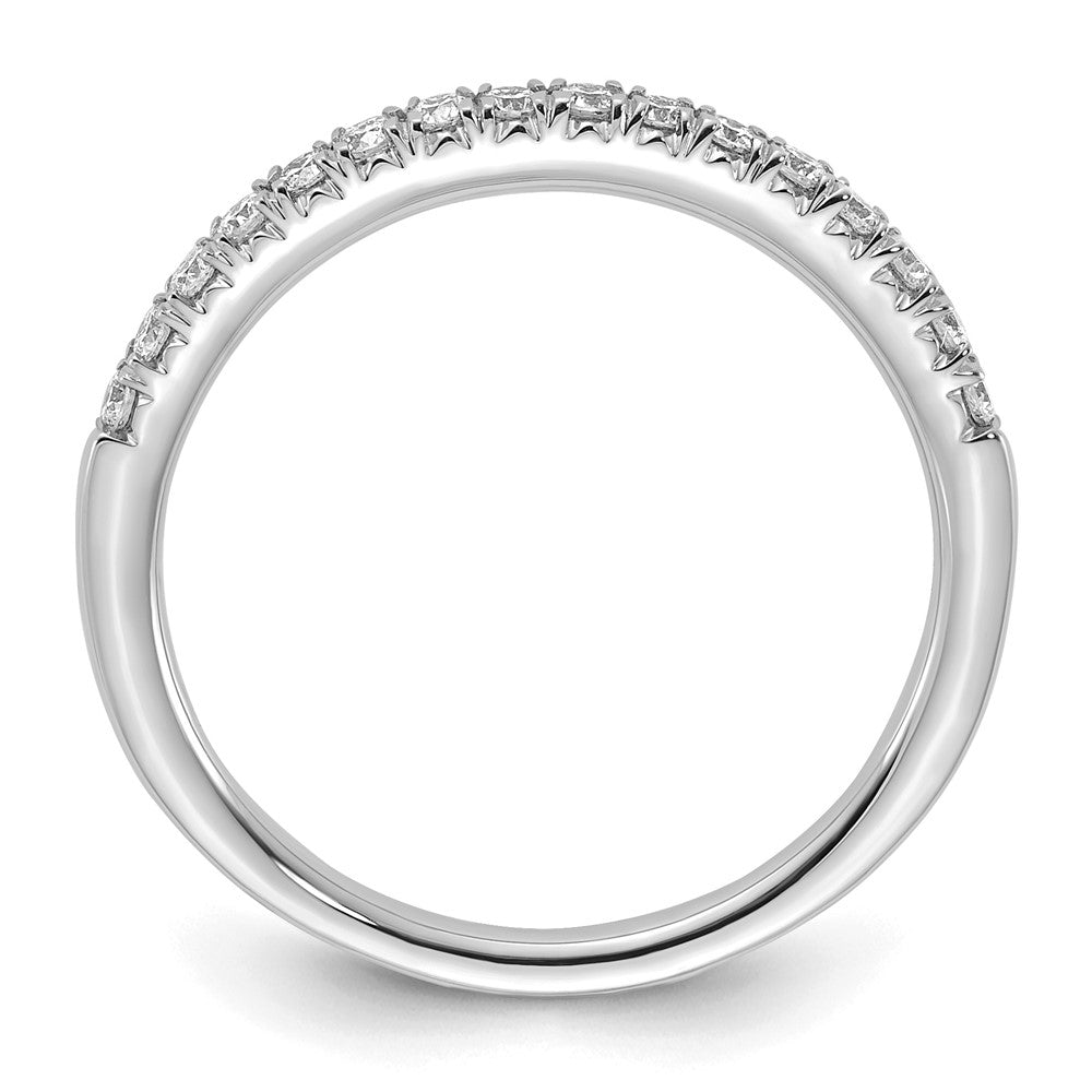 14K Weißgold Eherring mit 0,25 ct. laborgezüchteten Diamanten, VS/SI+ G+