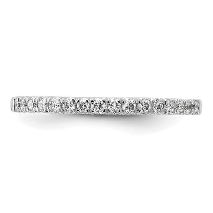 14K Weißgold Eherring mit 0,25 ct. laborgezüchteten Diamanten, VS/SI+ G+