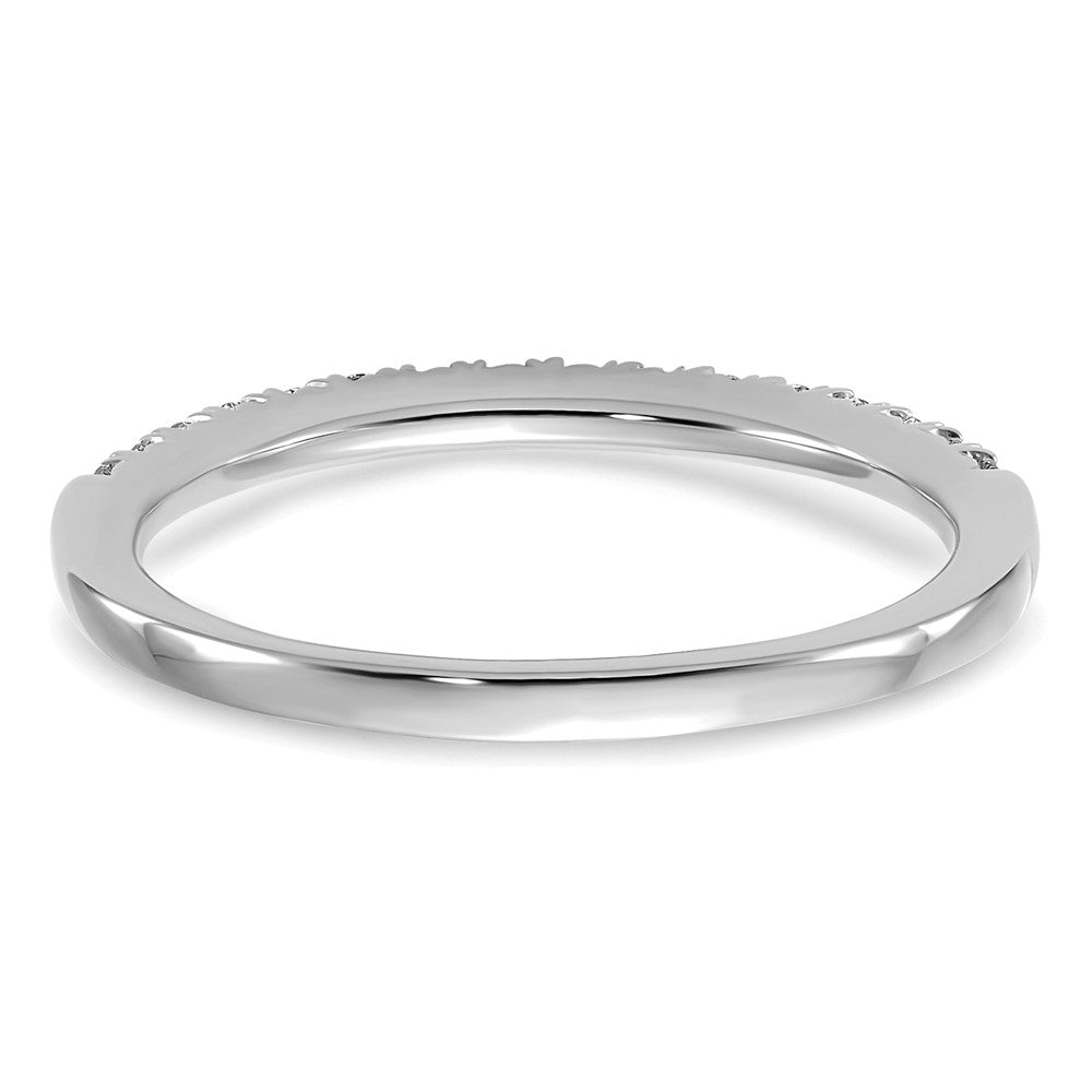 14K Weißgold Eherring mit 0,25 ct. laborgezüchteten Diamanten, VS/SI+ G+
