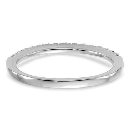 14K Weißgold Eherring mit 0,25 ct. laborgezüchteten Diamanten, VS/SI+ G+