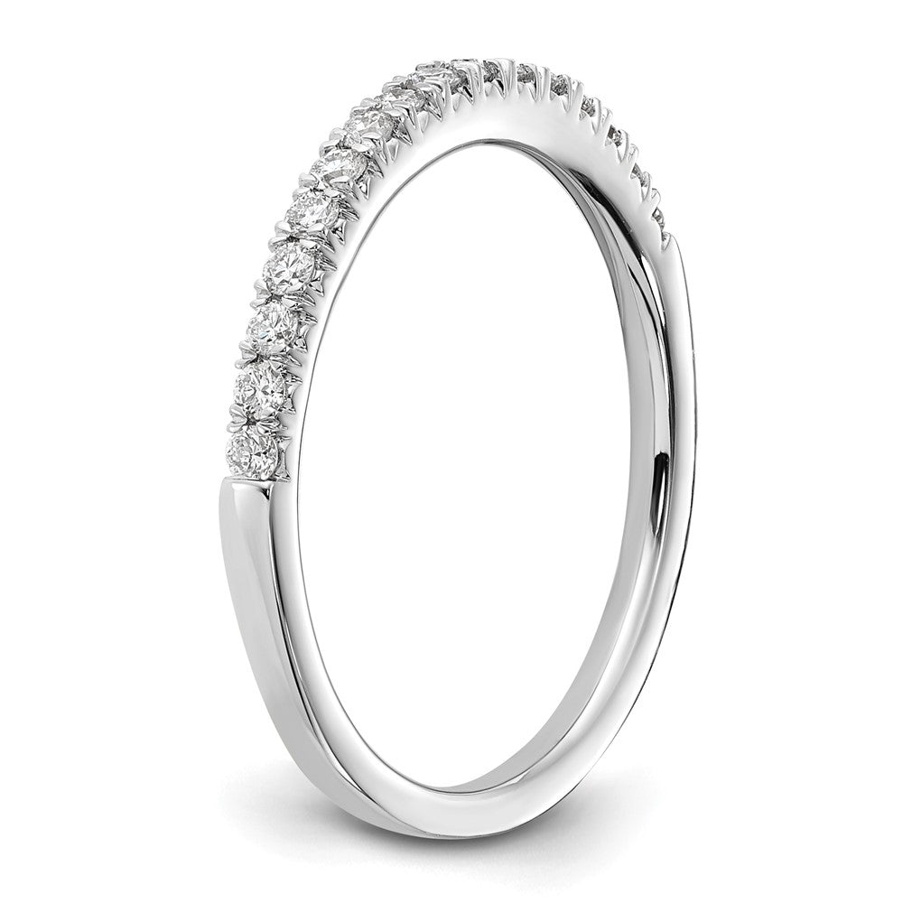 14K Weißgold Eherring mit 0,25 ct. laborgezüchteten Diamanten, VS/SI+ G+