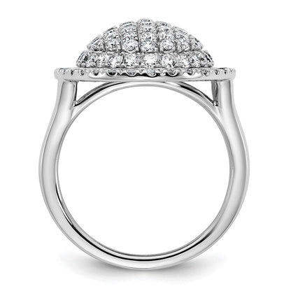 14K Weißgold 2 1/4 Karat Im Labor Gezüchtet Diamant Vs/si+ G+ Komplett Mode Ring