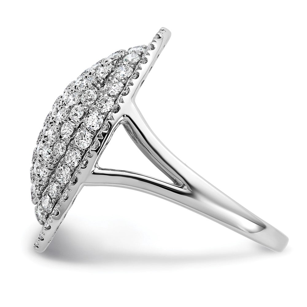 14K Weißgold 2 1/4 Karat Im Labor Gezüchtet Diamant Vs/si+ G+ Komplett Mode Ring