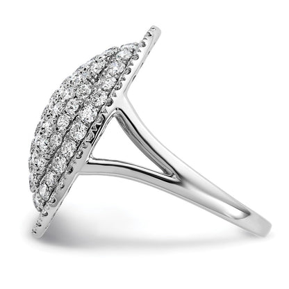 14K Weißgold 2 1/4 Karat Im Labor Gezüchtet Diamant Vs/si+ G+ Komplett Mode Ring