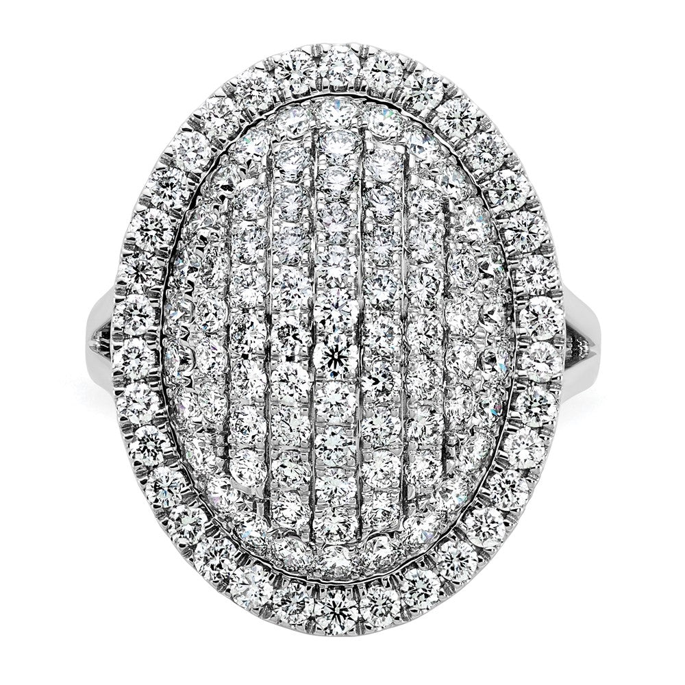 14K Weißgold 2 1/4 Karat Im Labor Gezüchtet Diamant Vs/si+ G+ Komplett Mode Ring