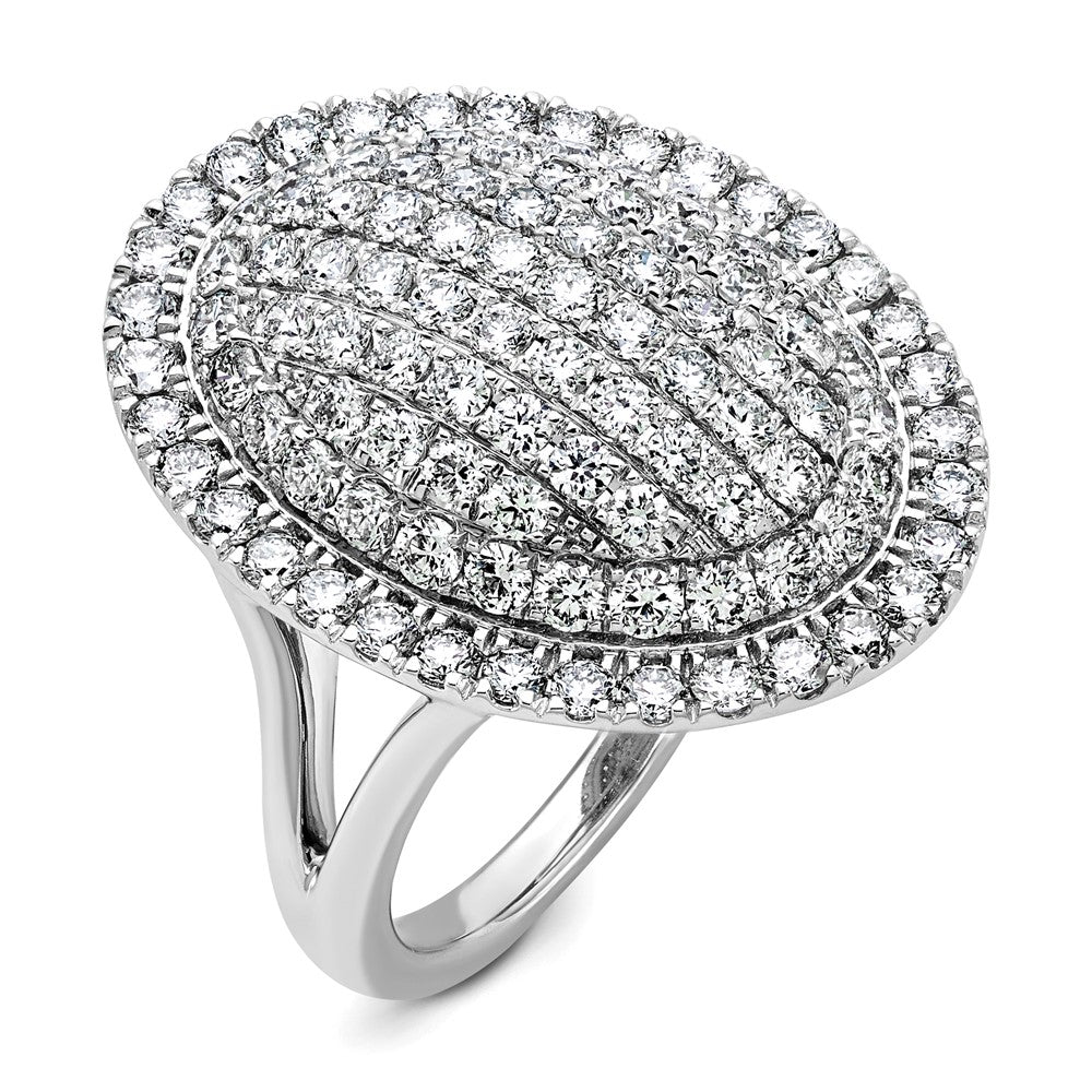 14K Weißgold 2 1/4 Karat Im Labor Gezüchtet Diamant Vs/si+ G+ Komplett Mode Ring