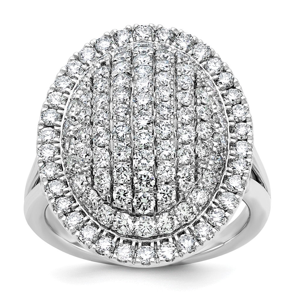 14K Weißgold 2 1/4 Karat Im Labor Gezüchtet Diamant Vs/si+ G+ Komplett Mode Ring