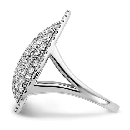14K Weißgold 2 Karat Im Labor Gezüchtet Diamant Vs/si+ G+ Komplett Mode Ring