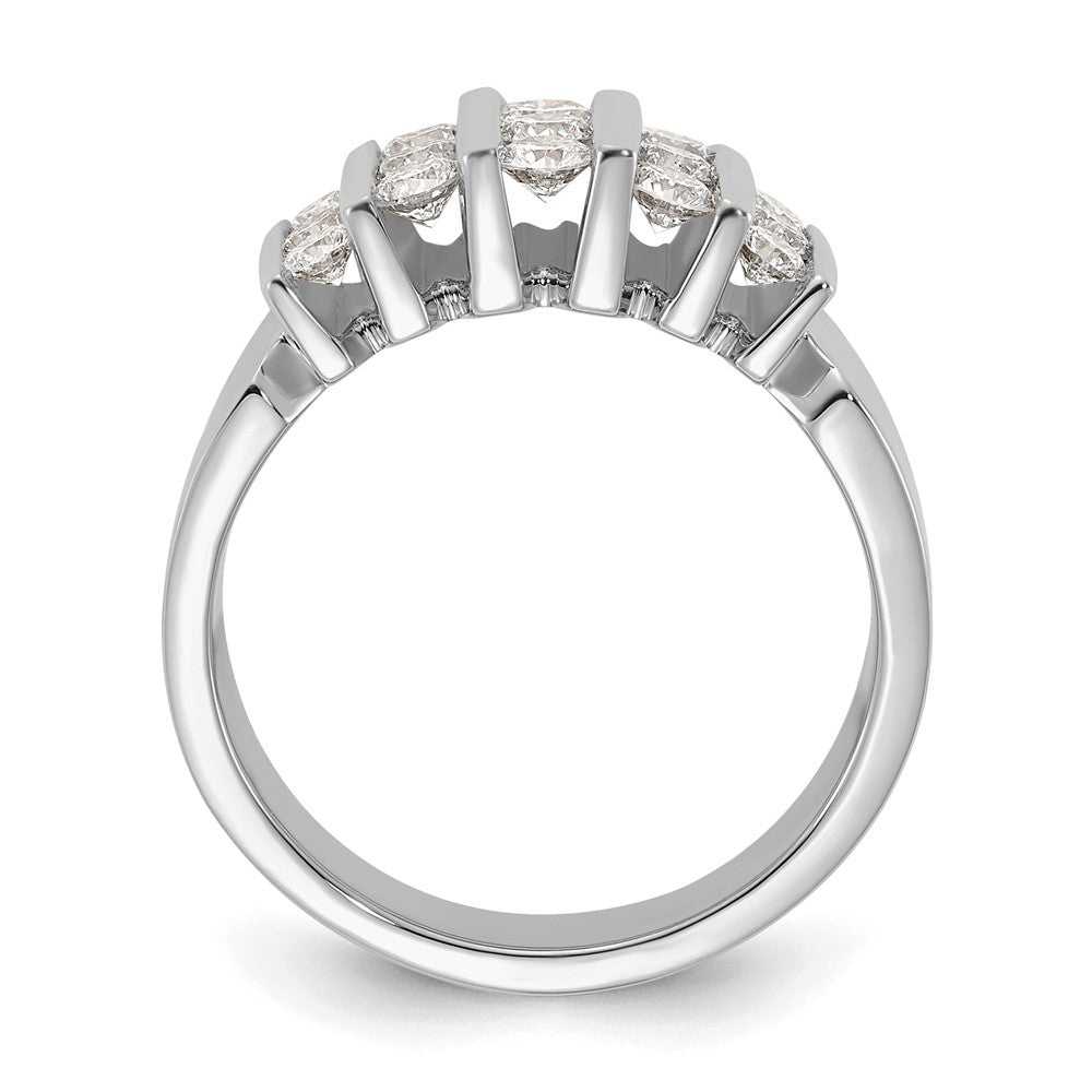 14K Weißgold Ring mit 1 ct. laborgezüchteten Diamanten, VS/SI