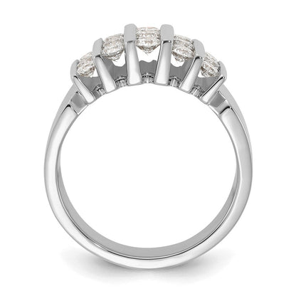 14K Weißgold Ring mit 1 ct. laborgezüchteten Diamanten, VS/SI
