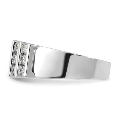 14K Weißgold Ring mit 1 ct. laborgezüchteten Diamanten, VS/SI