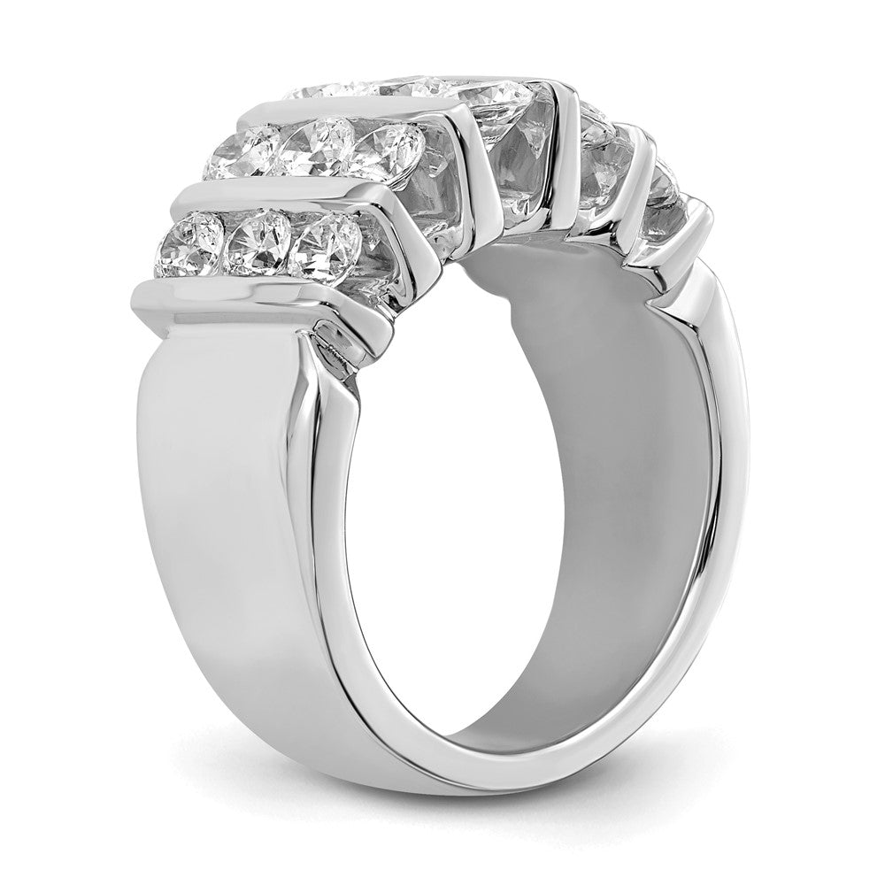 14K Weißgold Ring mit 2 ct. im Labor gezüchteten Diamanten VS/SI