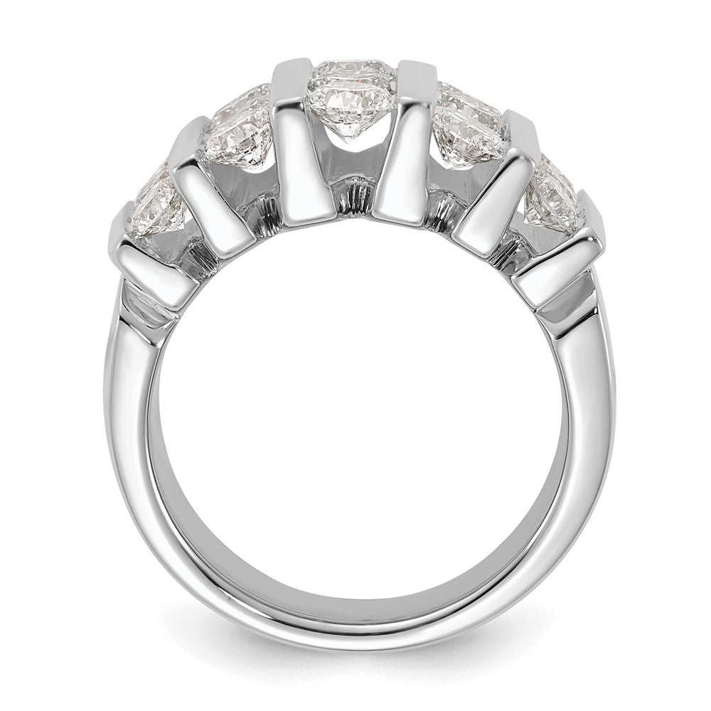 14K Weißgold Ring mit 3 ct. im Labor gezüchteten Diamanten, VS/SI