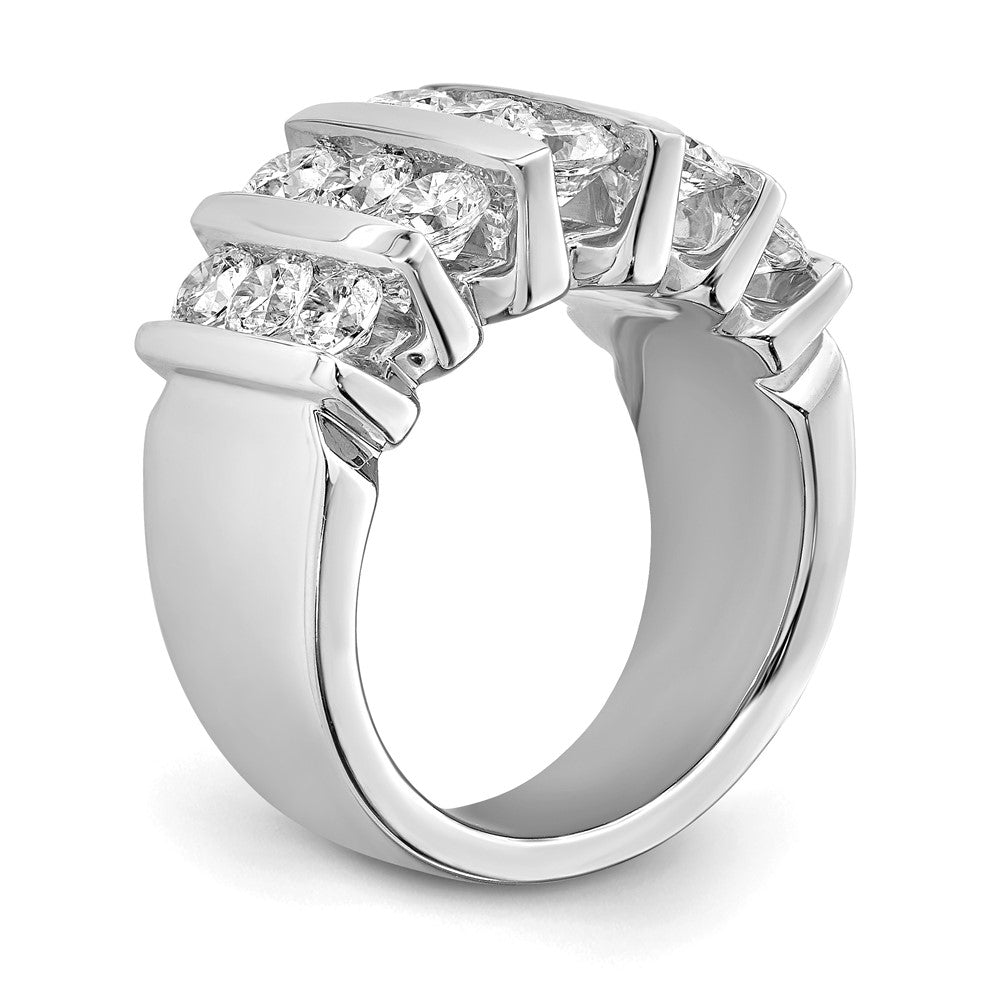 14K Weißgold Ring mit 3 ct. im Labor gezüchteten Diamanten, VS/SI