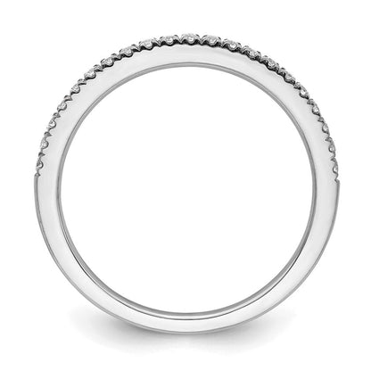 14K Weißgold 1/5 Karat Diamant Komplett Ehering