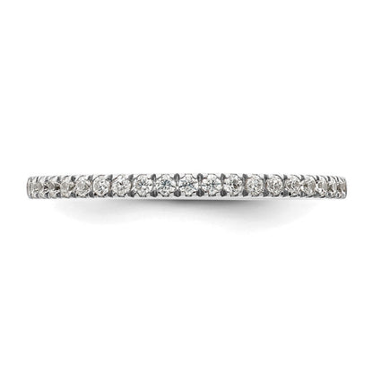 14K Weißgold 1/5 Karat Diamant Komplett Ehering