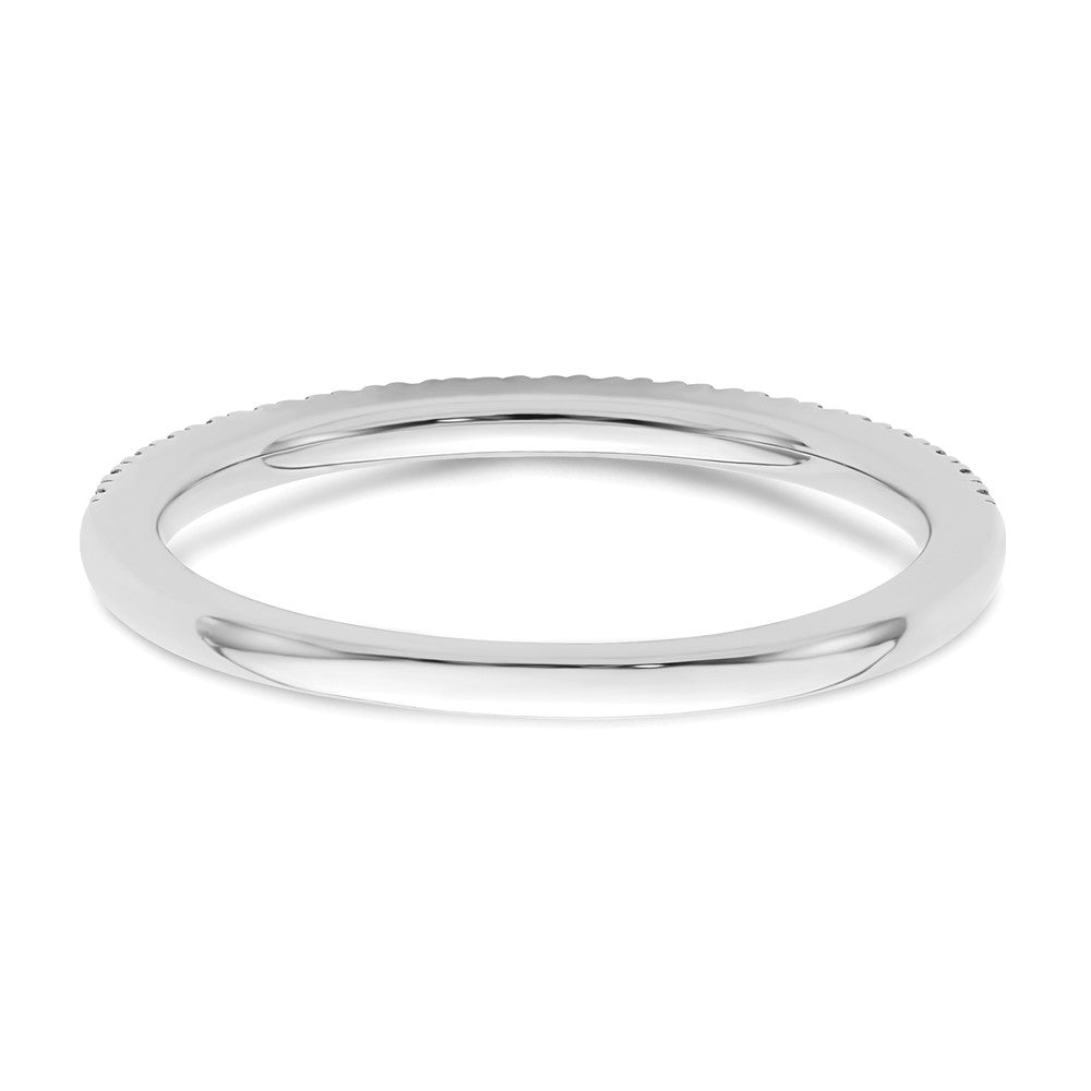 14K Weißgold 1/5 Karat Diamant Komplett Ehering