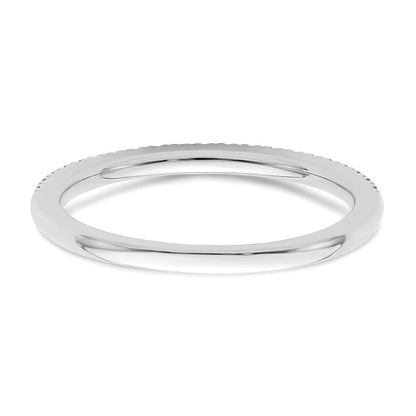 14K Weißgold 1/5 Karat Diamant Komplett Ehering