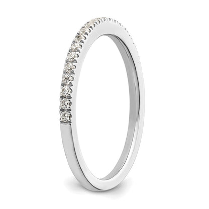 14K Weißgold 1/5 Karat Diamant Komplett Ehering