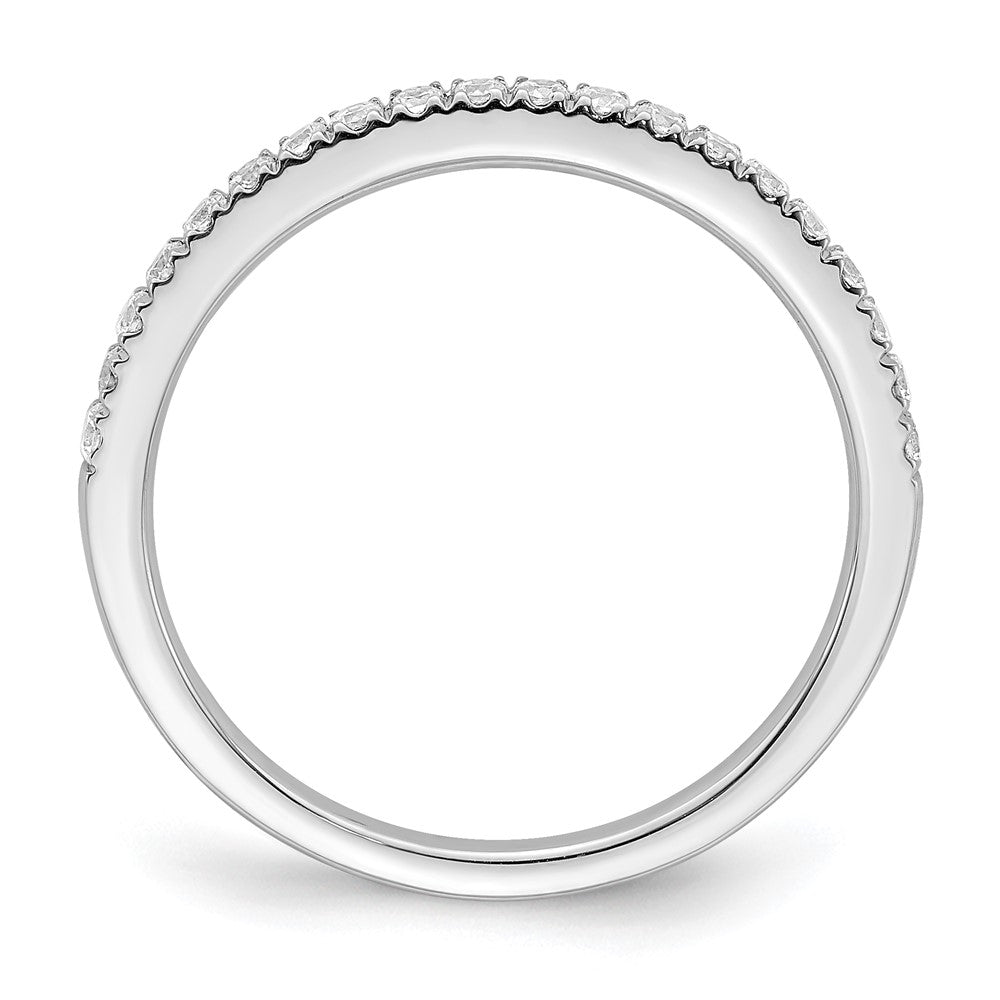14K Weißgold Ehering mit 0,25 ct. im Labor gezüchteten Diamanten, VS/SI+ G+