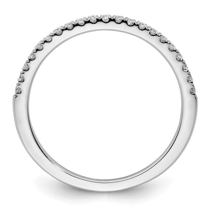 14K Weißgold 1/5 Karat Diamant Komplett Ehering