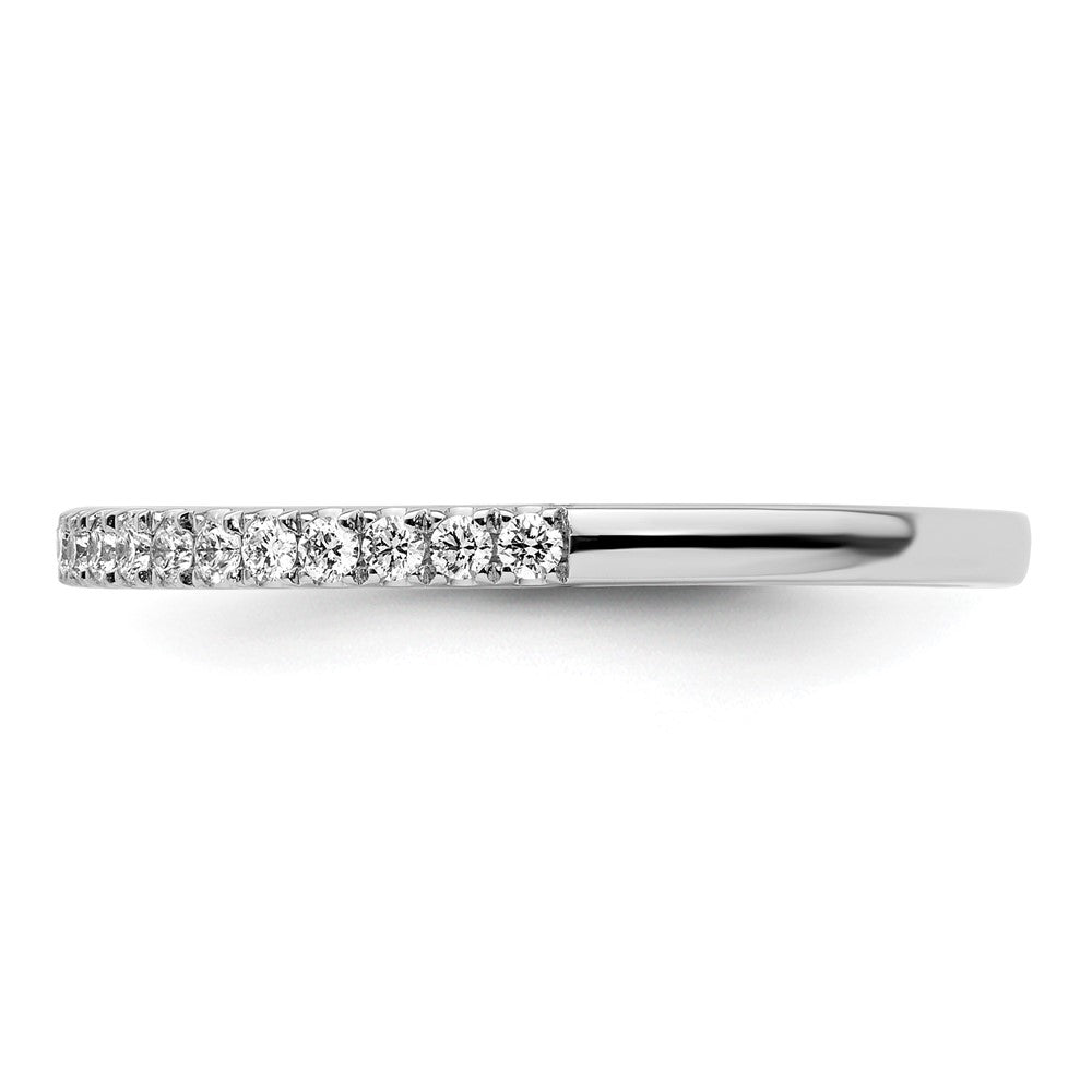 14K Weißgold 1/5 Karat Diamant Komplett Ehering
