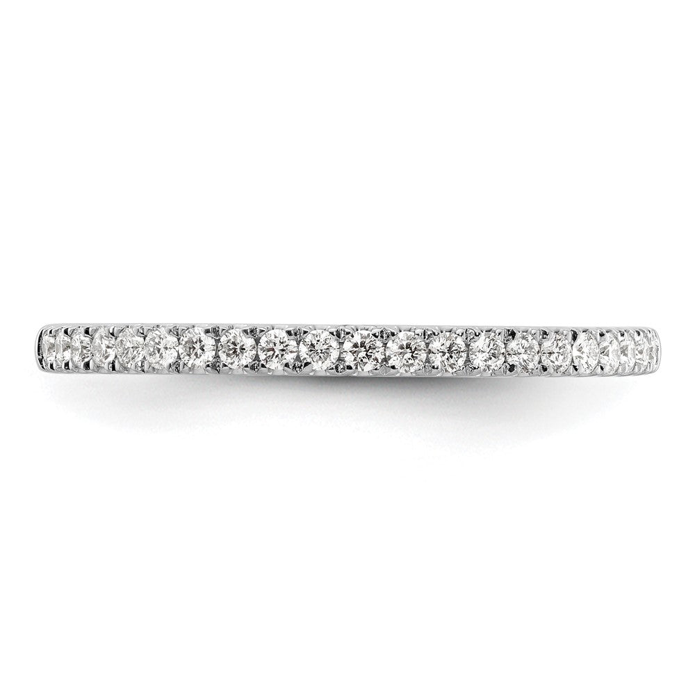 14K Weißgold 1/5 Karat Diamant Komplett Ehering