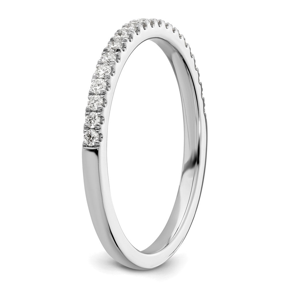 14K Weißgold 1/5 Karat Diamant Komplett Ehering