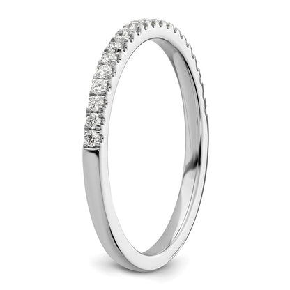 14K Weißgold 1/5 Karat Diamant Komplett Ehering