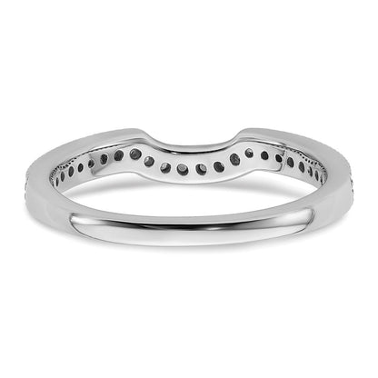 14K-Weißgold-Ehering mit Labor-Diamant, VS/SI+, G+