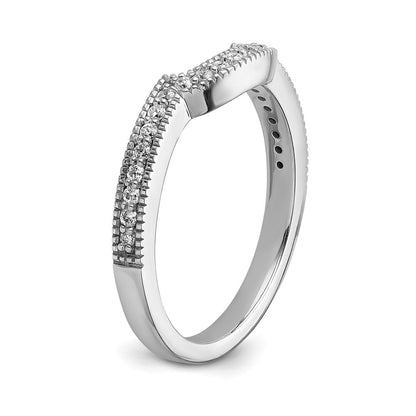 14K Weißgold Ehering mit im Labor gezüchteten Diamanten, VS/SI+ G+