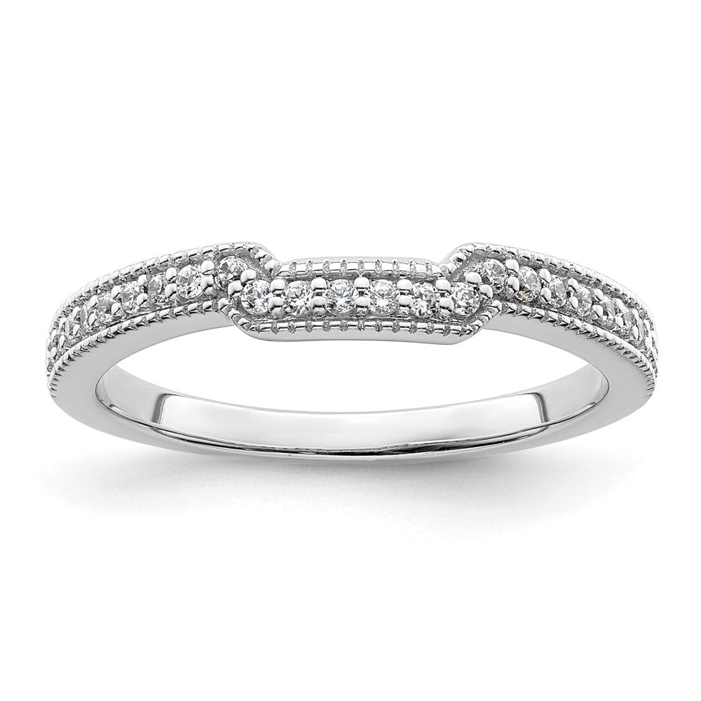 14K Weißgold Labor-Diamant VS/SI+ G+ Ehering