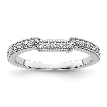 14K Weißgold Labor-Diamant VS/SI+ G+ Ehering