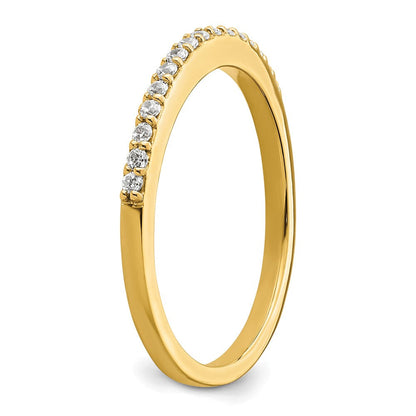 14K Gelbgold 1/6 Karat Diamant Komplett Ehering