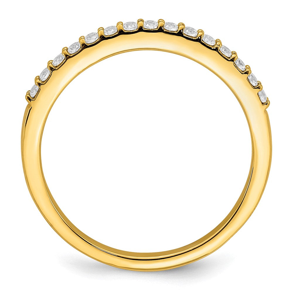 14K Gelbgold 1/5 Karat Diamant Komplett Ehering Ring