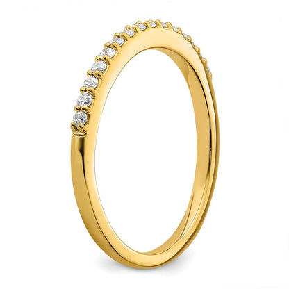 14K Gelbgold 1/5 Karat Diamant Komplett Ehering Ring
