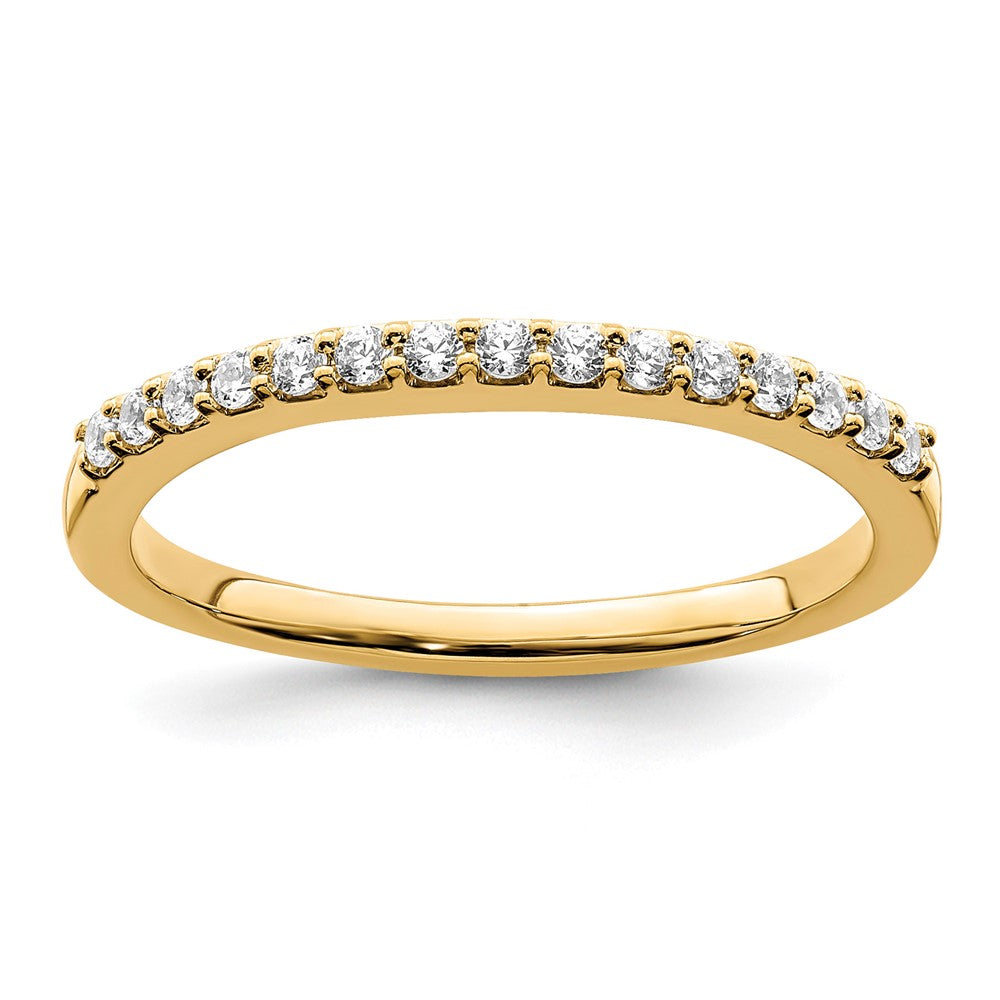 14K Gelbgold 1/5 Karat Diamant Komplett Ehering Ring