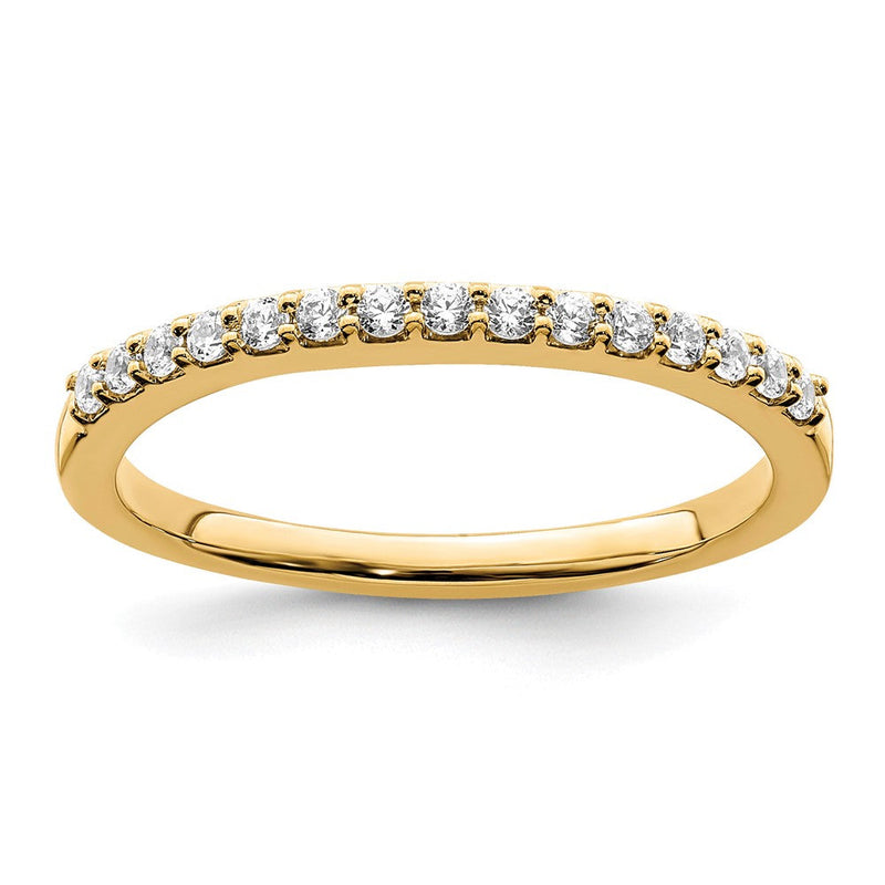 14K Gelbgold 1/5 Karat Diamant Komplett Ehering Ring