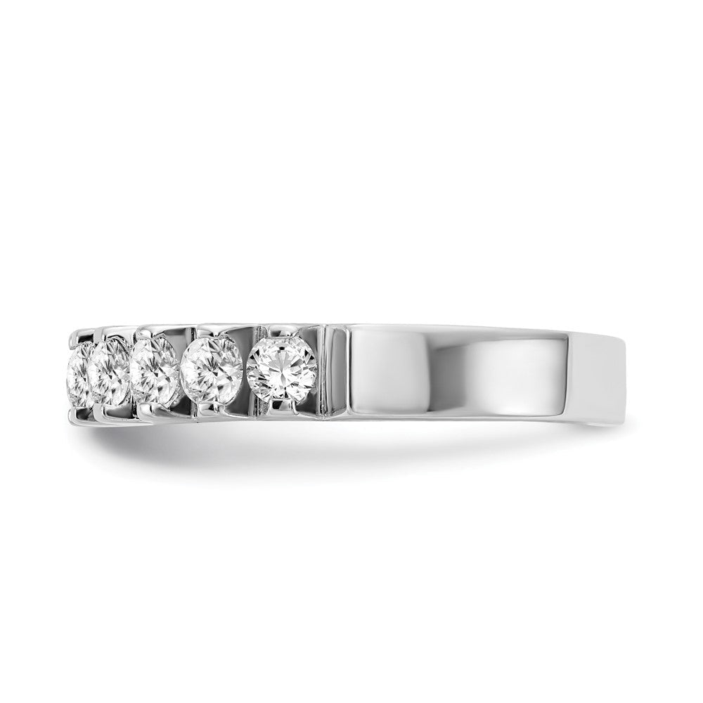 14K Weißgold Ring mit im Labor gezüchteten Diamanten VS/SI FGH