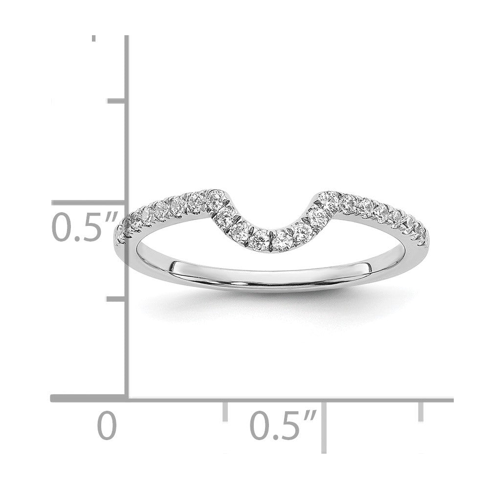 14K Weißgold Ehering mit Diamant aus dem Labor VS/SI+ G+ (Set)