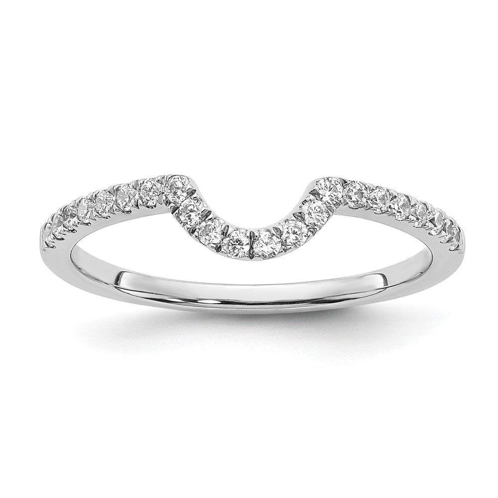 14K Weißgold Ehering mit Diamant aus dem Labor VS/SI+ G+ (Set)