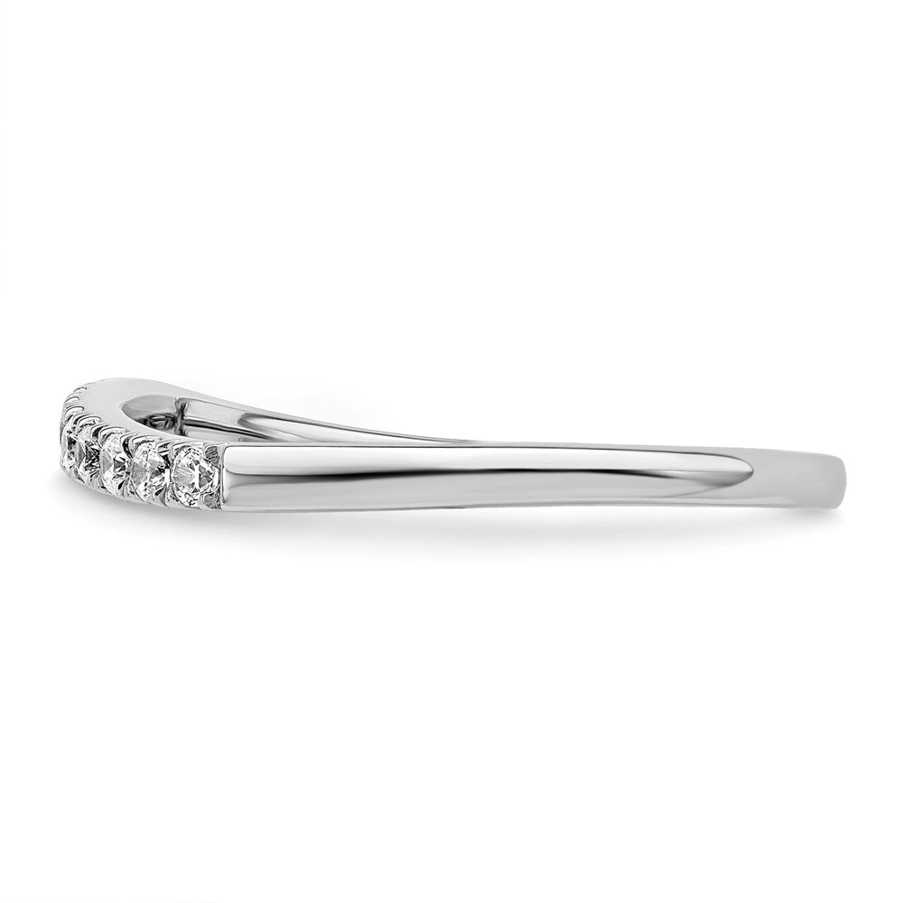 14K Weißgold Eheringe-Set, zweiteilig, 0,5 ct. Laborgezüchtete Diamanten VS/SI+ G+