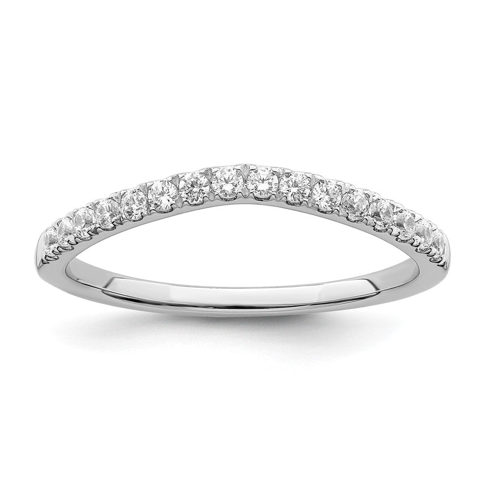 14K Weißgold 0,5 ct. Laborgezüchtete Diamant VS/SI+ G+ Eheringe im 2er-Set