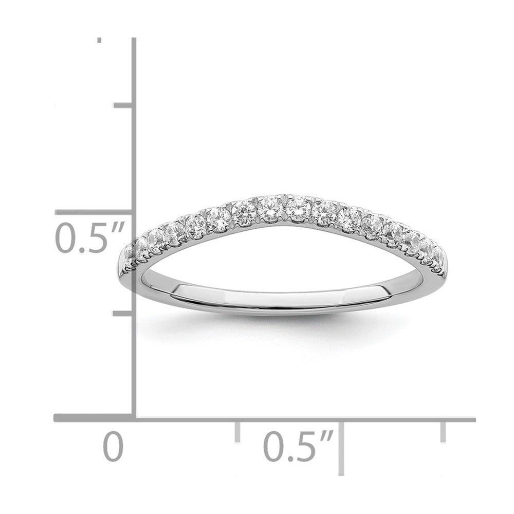 14K Weißgold 0,5 ct. Laborgezüchtete Diamant VS/SI+ G+ Eheringe im 2er-Set