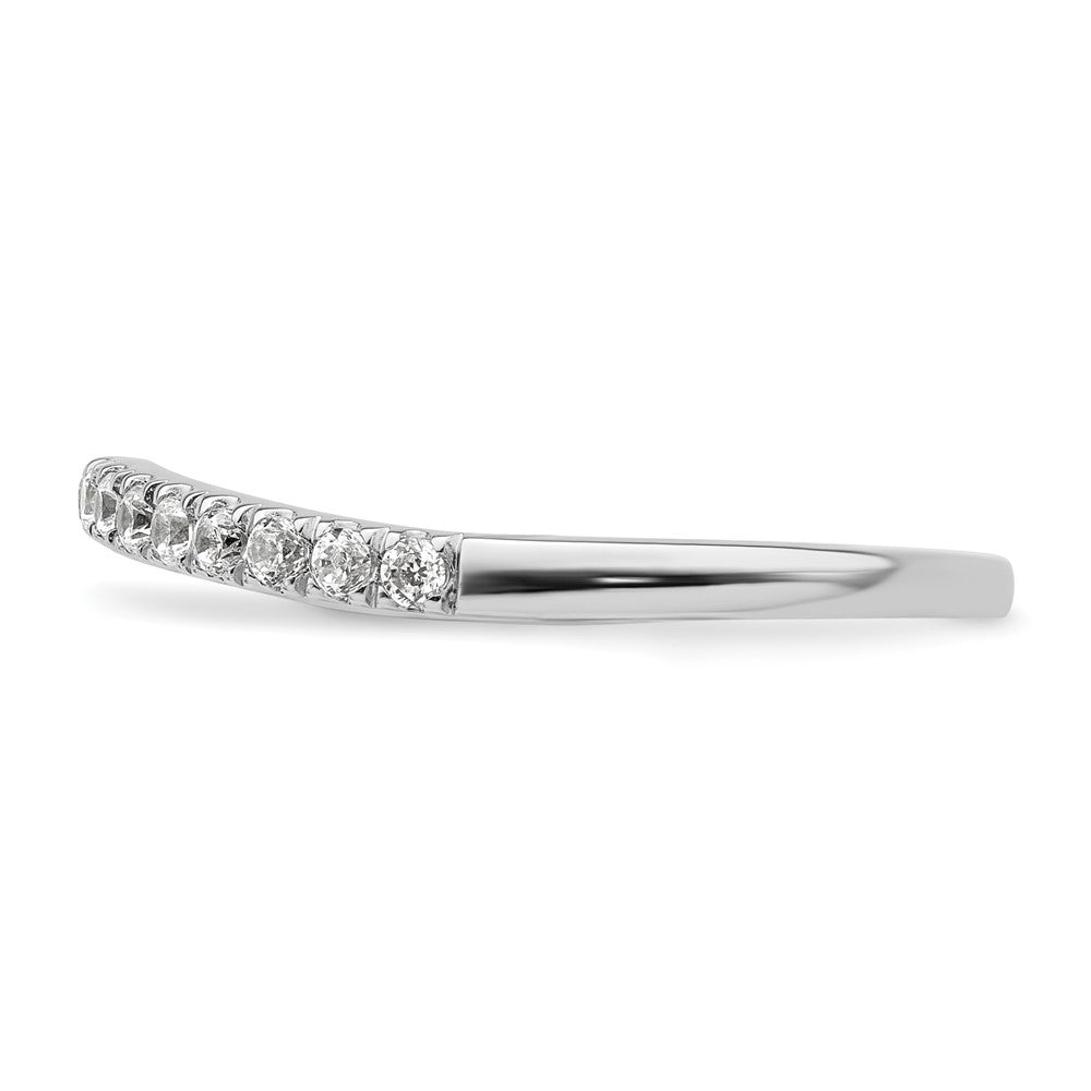 14K Weißgold Set aus 2 Eheringen mit Laborgezüchteten Diamanten VS/SI FGH