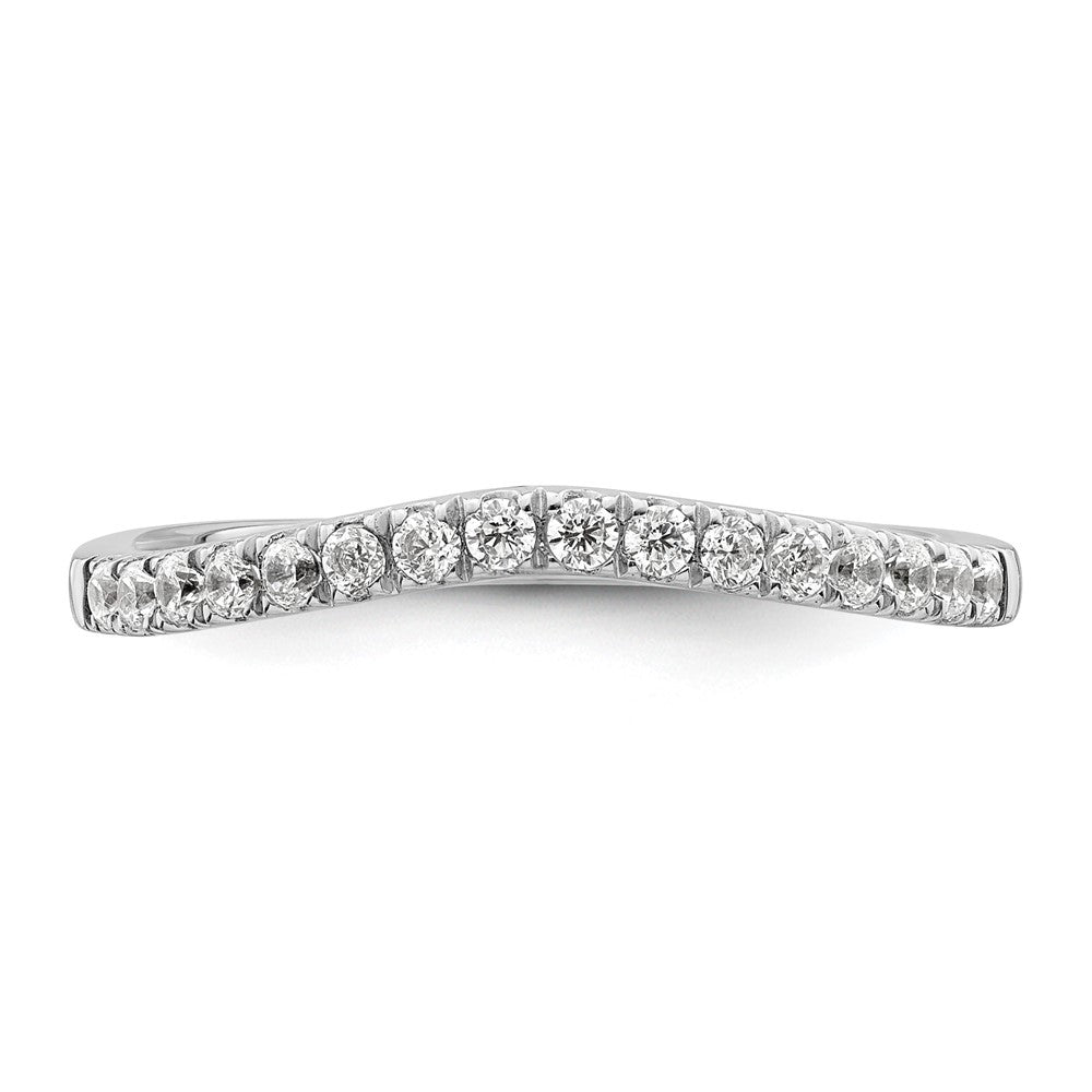 14K Weißgold Set aus 2 Eheringen mit Laborgezüchteten Diamanten VS/SI FGH