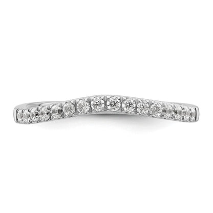 14K Weißgold Set aus 2 Eheringen mit Laborgezüchteten Diamanten VS/SI FGH