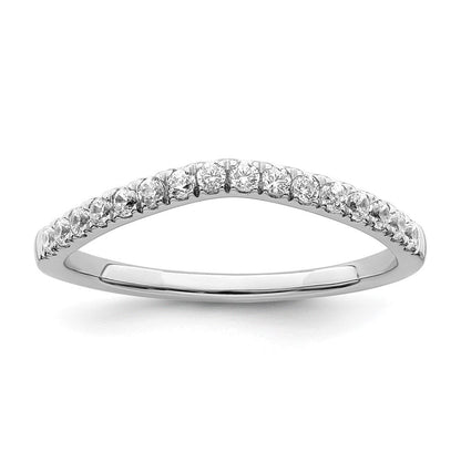 14K Weißgold Set aus 2 Eheringen mit Laborgezüchteten Diamanten VS/SI FGH