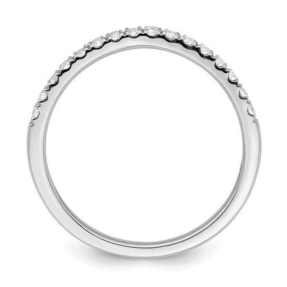 14K Weißgold Ehering-Set mit 2 Ringen, Labor gezüchtete Diamanten VS/SI+ G+