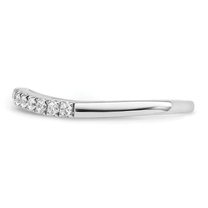 14K Weißgold Ehering-Set mit 2 Ringen, Labor gezüchtete Diamanten VS/SI+ G+